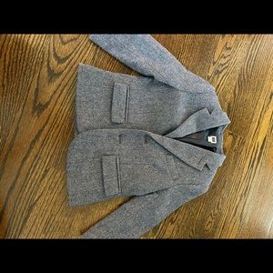 Janie and Jack blue herringbone blazer